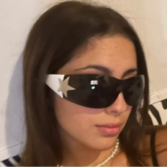 Luxury Brand punk sunglasses New Women Men 2000's Wrap Around Sun Glasses UV400 - Picture 12 of 13